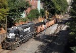 NS 5093 leads train 94Q slowly down the "original" NS line at Southern Junction